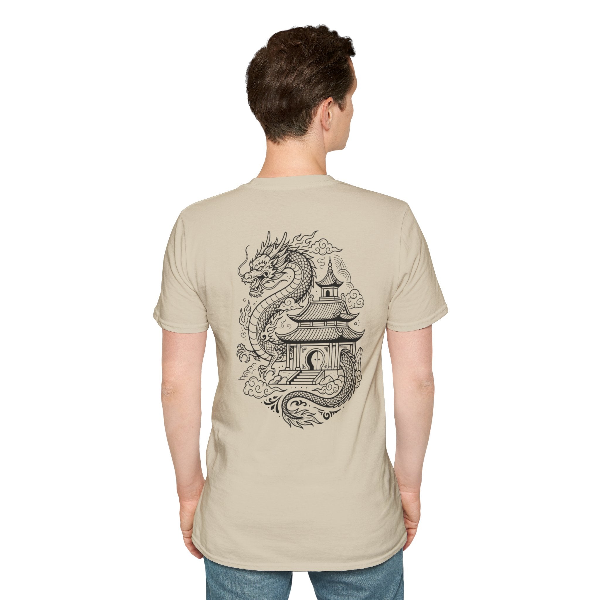 Dragon Temple T-Shirt — Asian Dragon Graphic Tee