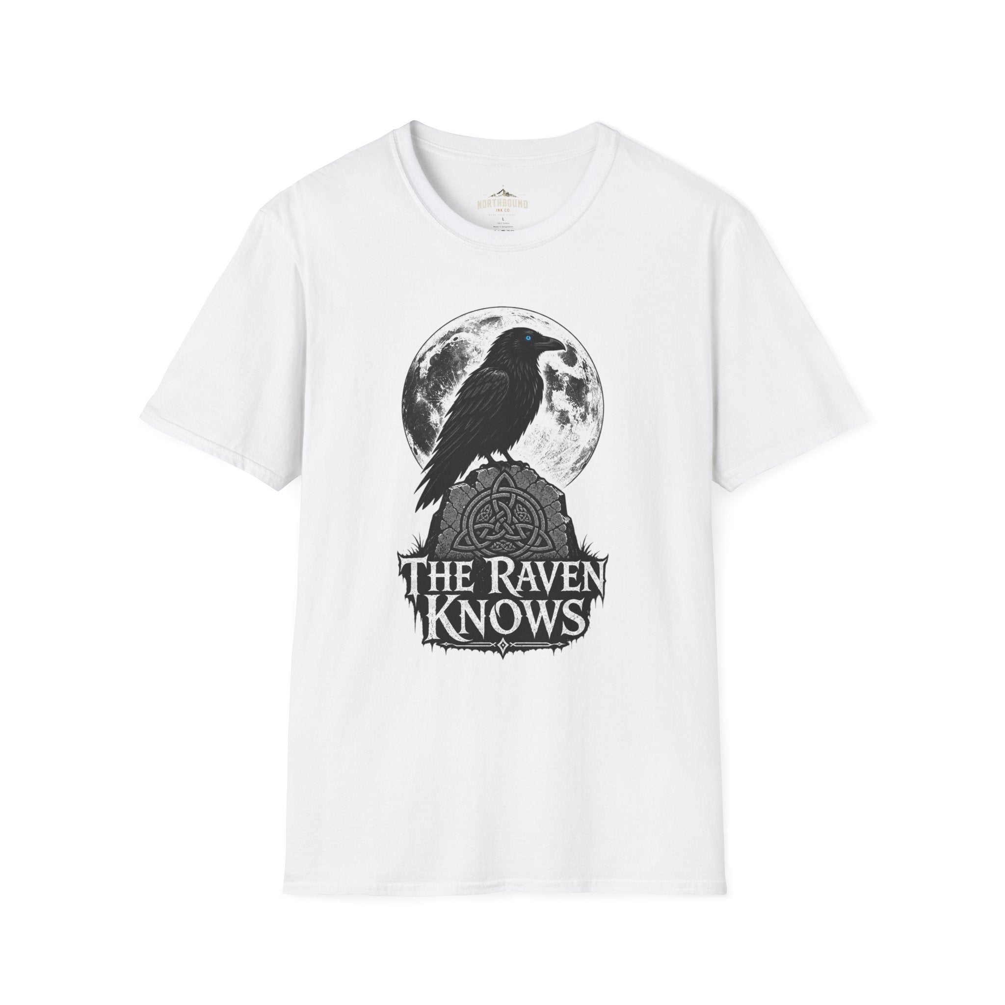 The Raven Knows T-Shirt — Gothic Moon Raven Tee