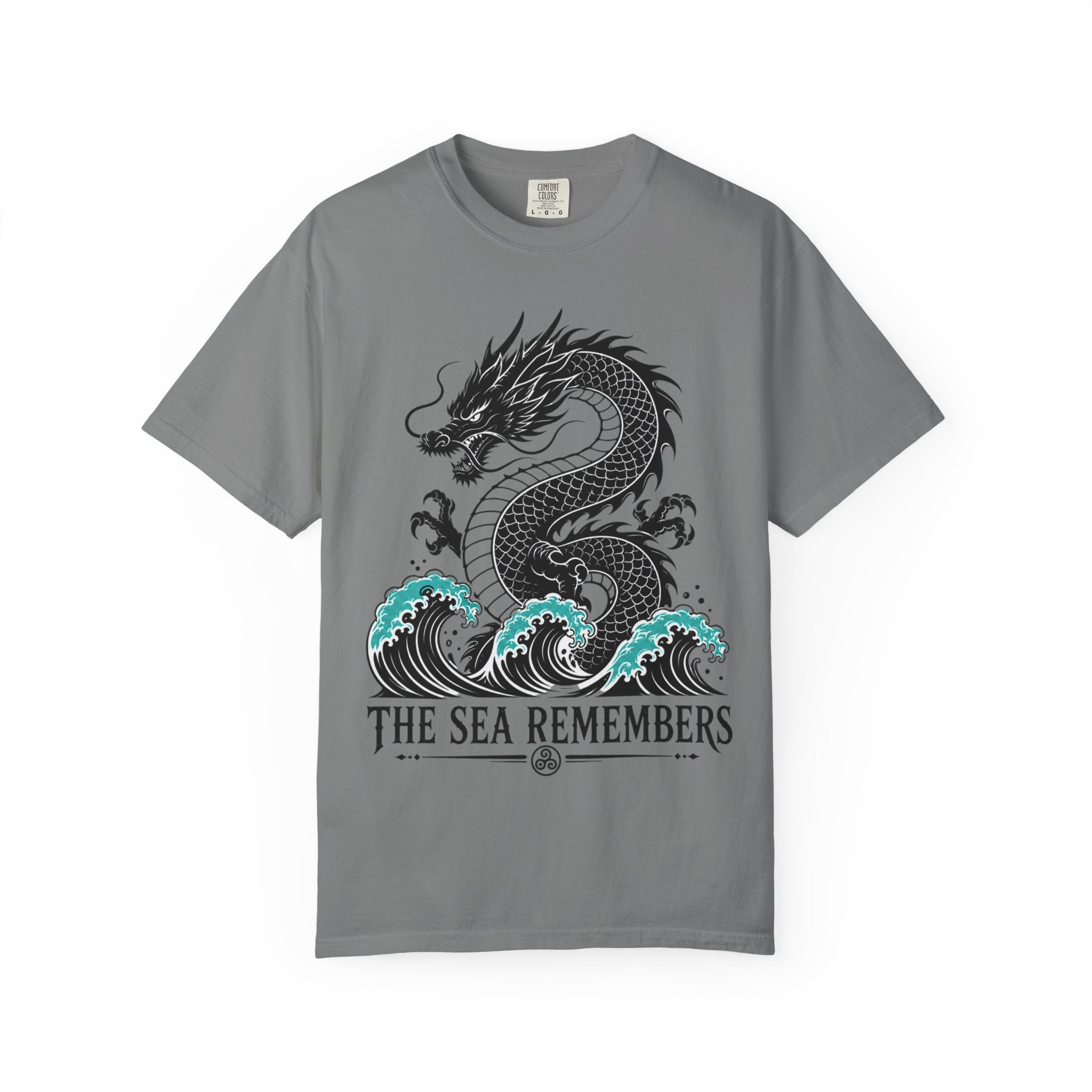 Dragon Wave T‑Shirt — "The Sea Remembers" Nautical Graphic Tee
