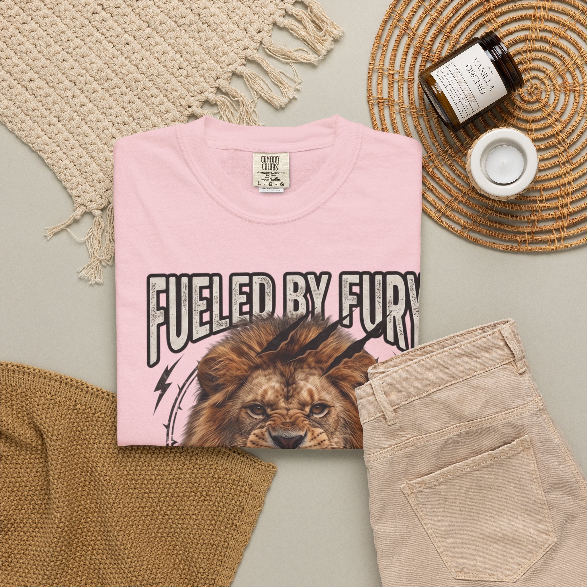Fueled By Fury Lion T-Shirt