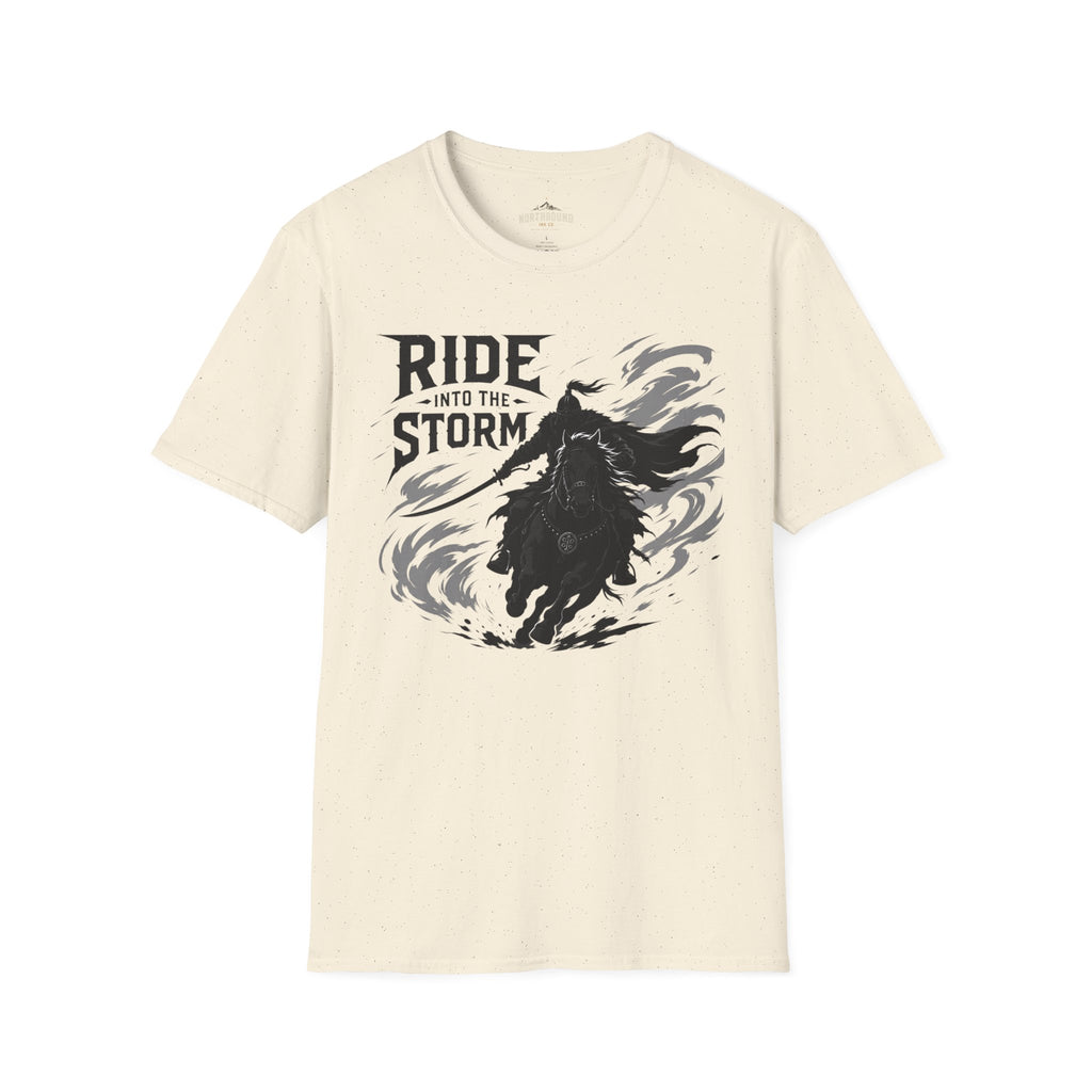 Ride Into The Storm T-Shirt — Dark Rider Graphic Tee