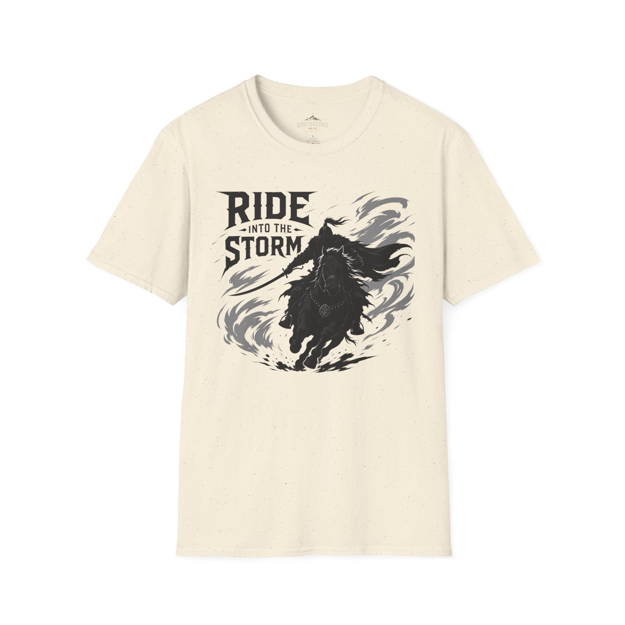 Ride Into The Storm T-Shirt — Dark Rider Graphic Tee