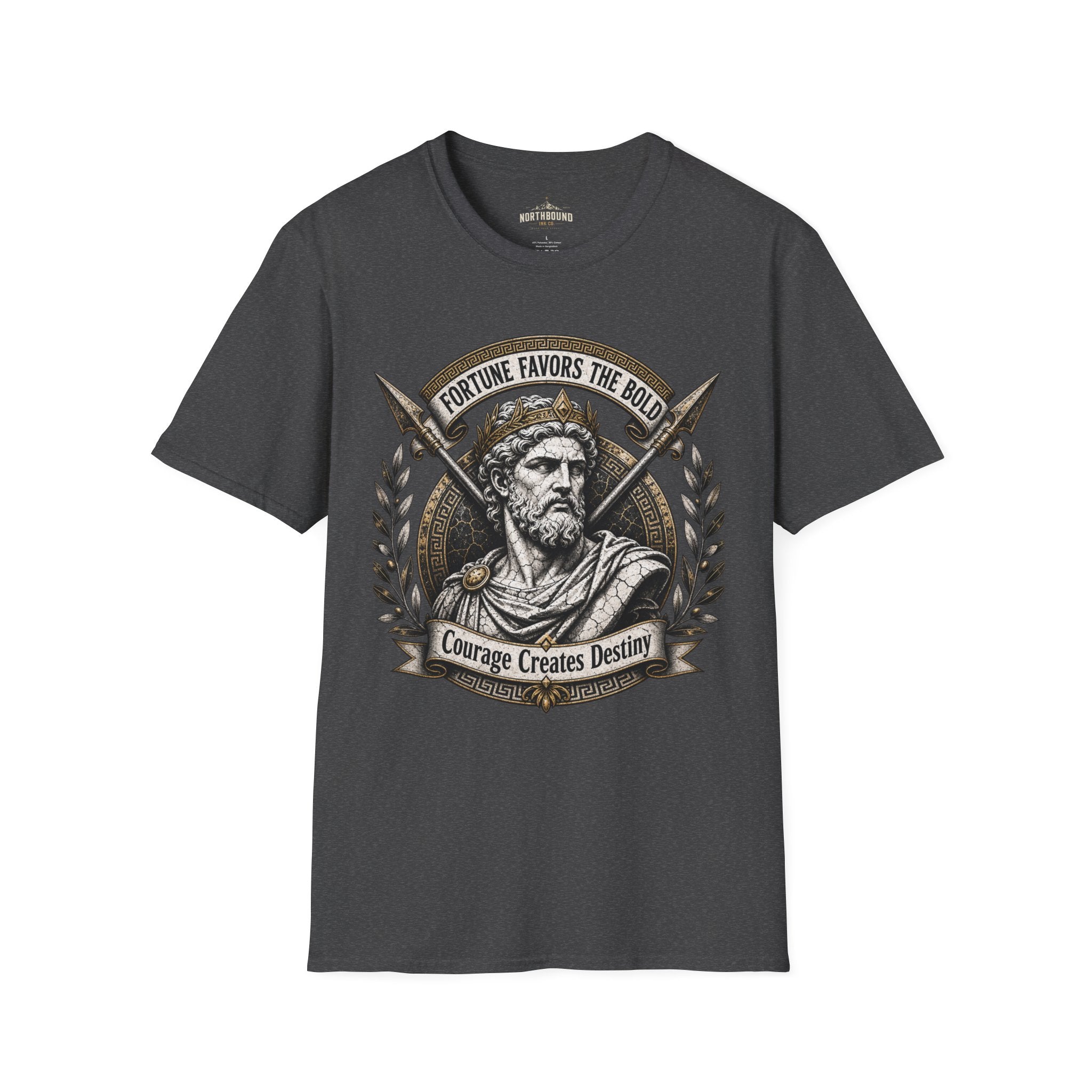 Fortune Favors The Bold T-Shirt — Viking/Norse Warrior Graphic Tee