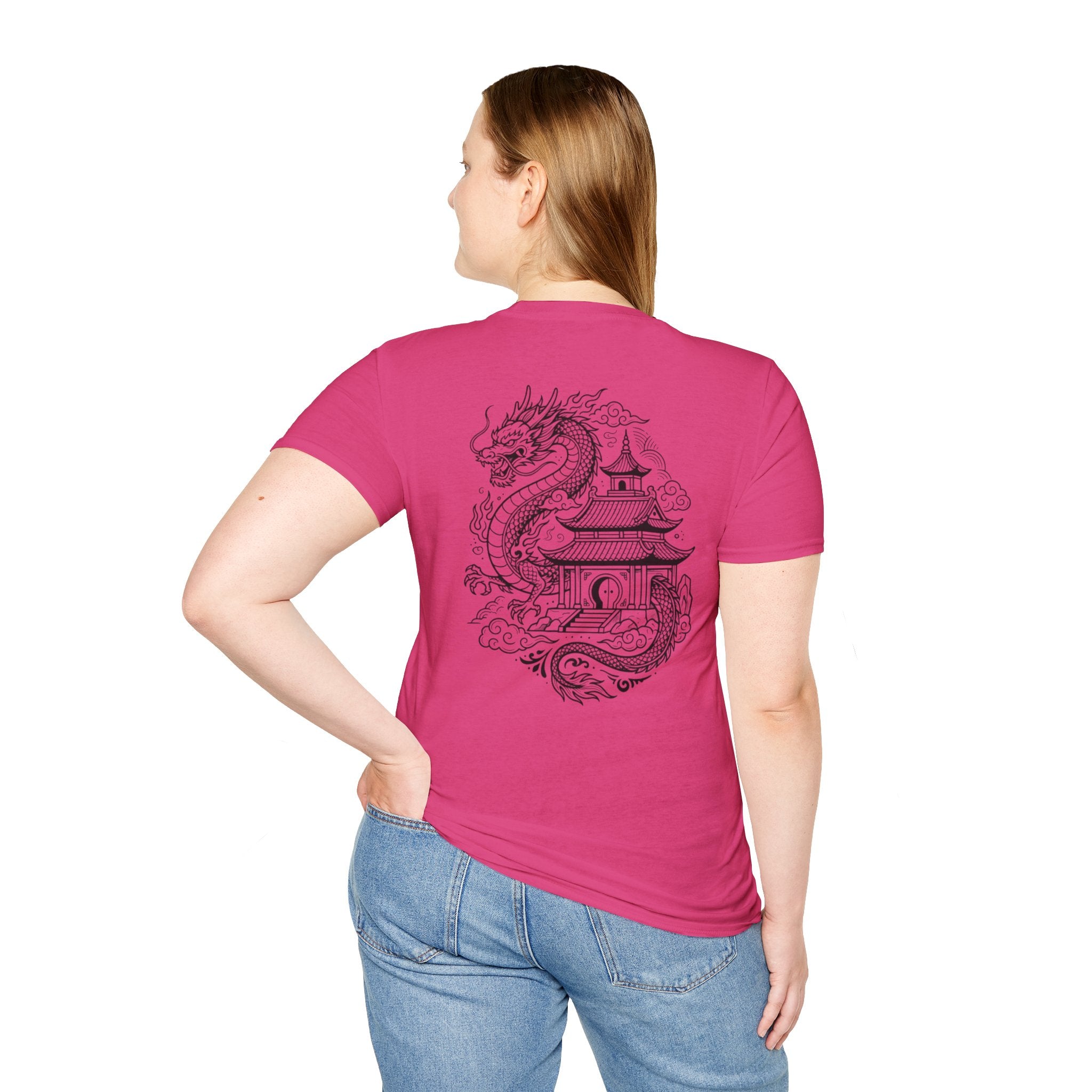 Dragon Temple T-Shirt — Asian Dragon Graphic Tee
