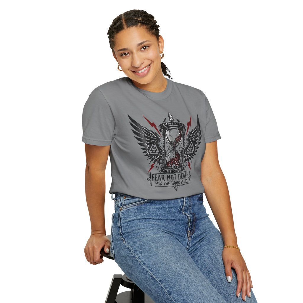 Fear Not Death Hourglass Graphic T-Shirt