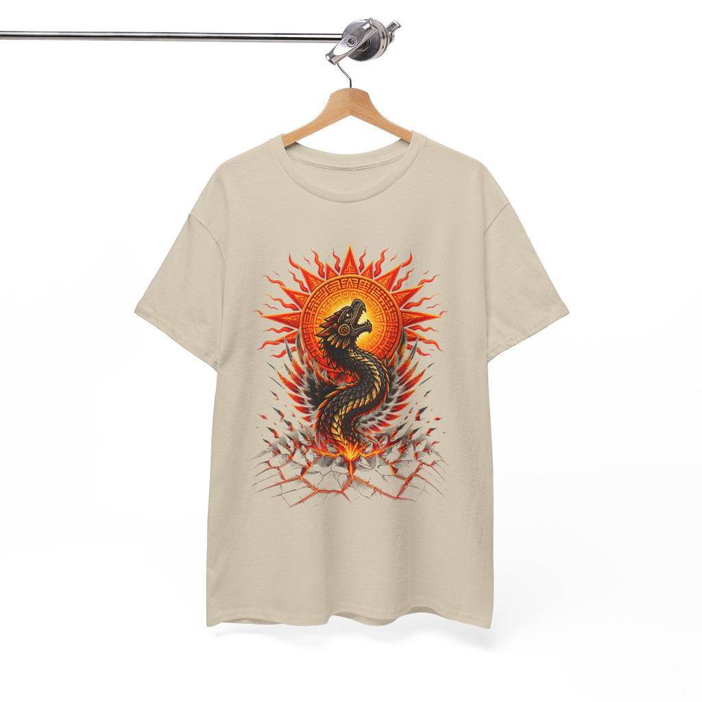 Dragon Sun Tee — Fiery Oriental Dragon Graphic T-Shirt