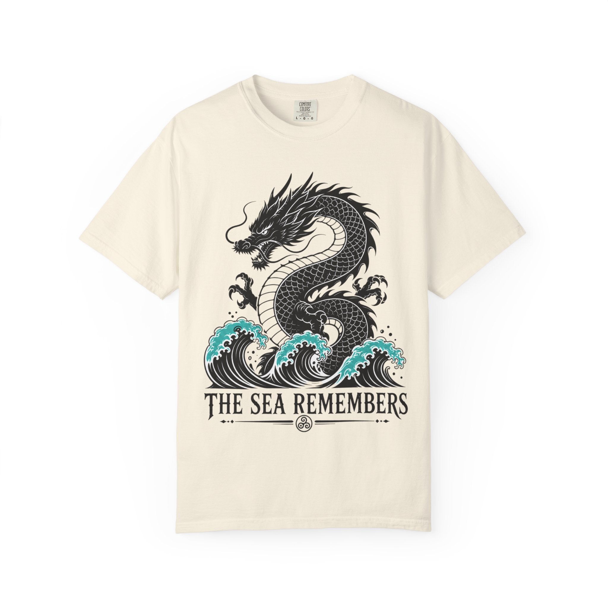 Dragon Wave T‑Shirt — "The Sea Remembers" Nautical Graphic Tee