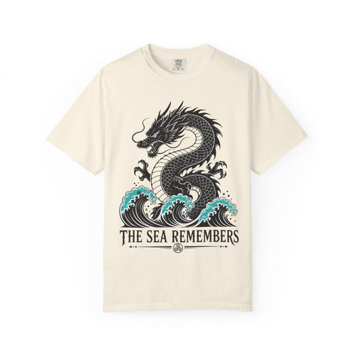 Dragon Wave T‑Shirt — "The Sea Remembers" Nautical Graphic Tee