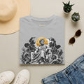 T-Shirt — 'HAPPINESS' Vintage Saint Illustration Tee (Gold Halo)