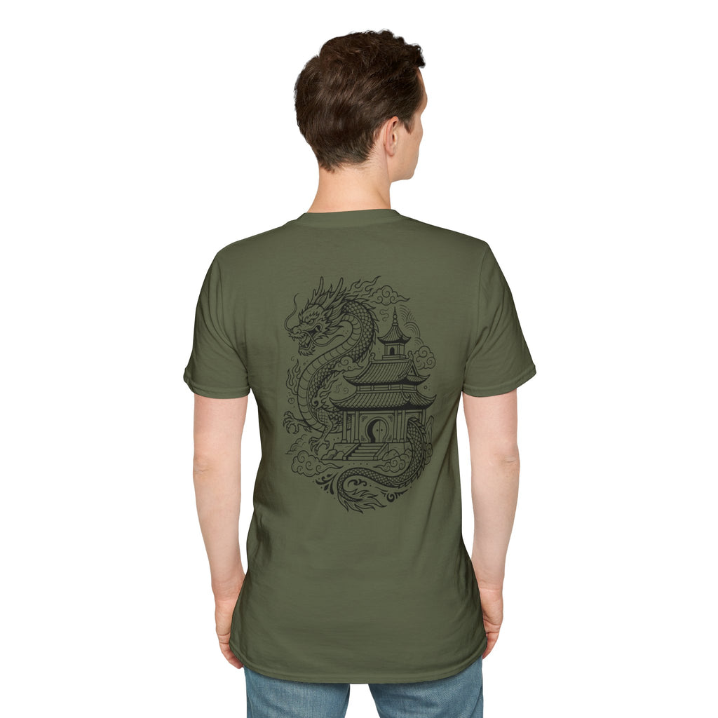 Dragon Temple T-Shirt — Asian Dragon Graphic Tee