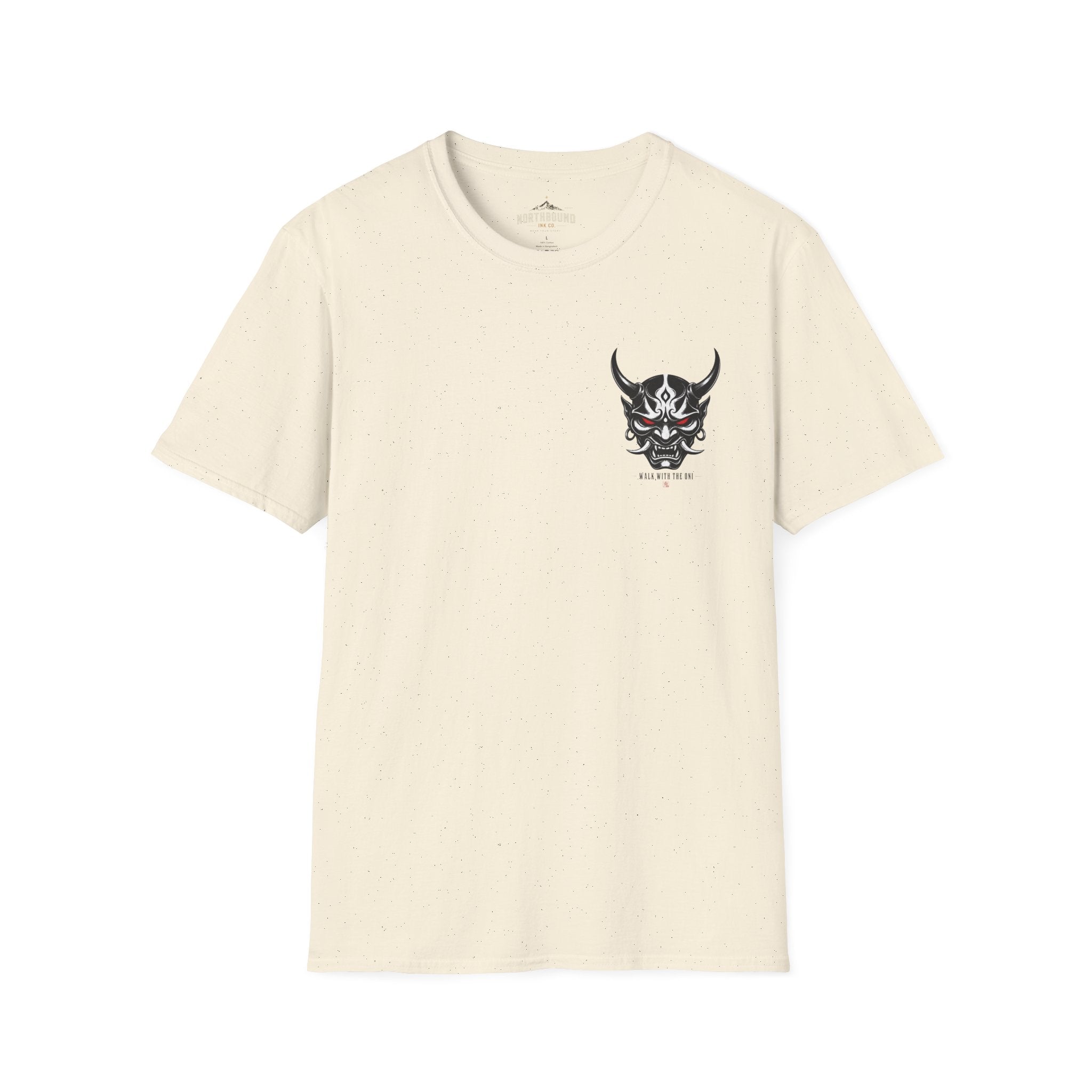 Oni Mask Graphic T‑Shirt — Japanese Demon Skull Tee