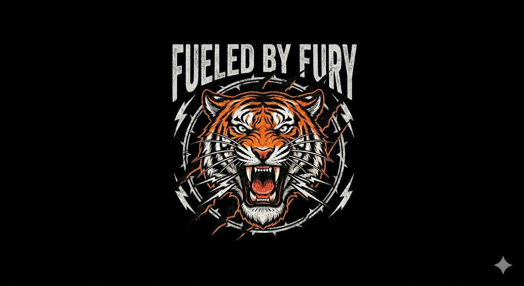 Fueled By Fury Tiger T-Shirt