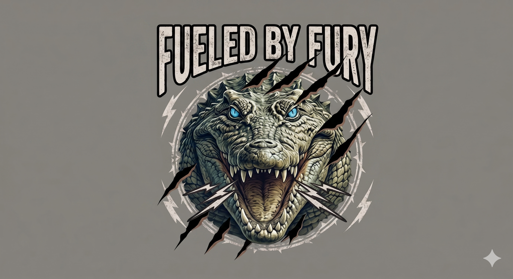 Fueled By Fury Dragon T-Shirt