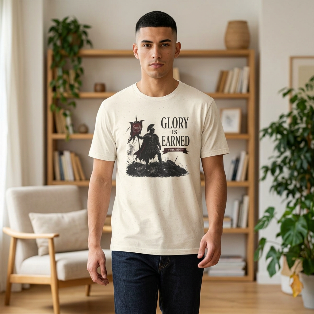 Glory Is Earned Spartan Warrior T-Shirt