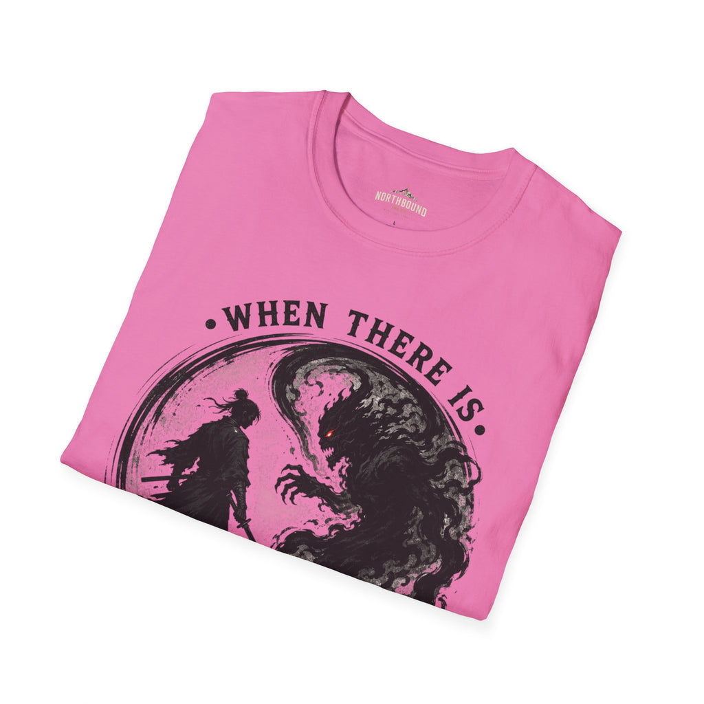 Warrior Yin Yang T-Shirt — "When There Is No Enemy Within" Inspirational Graphic Tee
