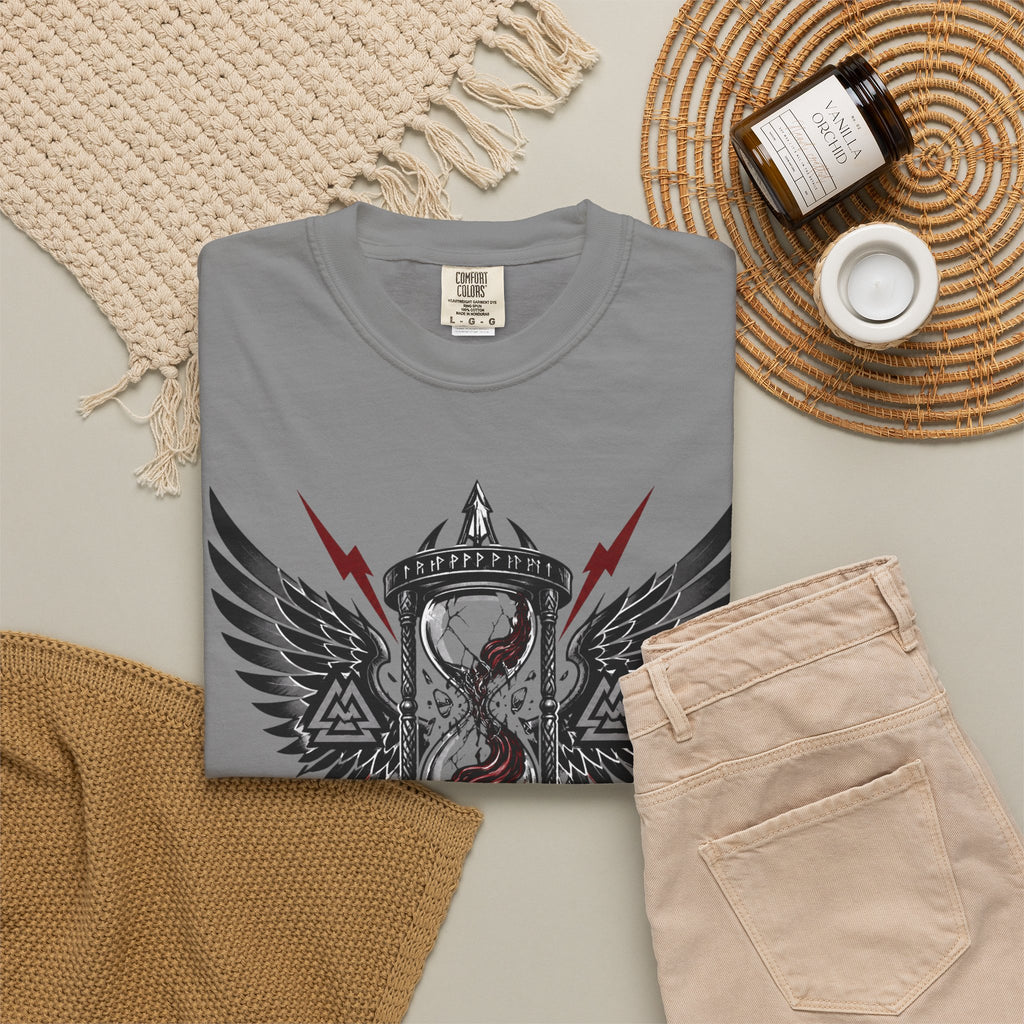 Fear Not Death Hourglass Graphic T-Shirt