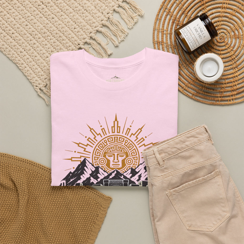 Sun Never Dies T-Shirt — Retro Mountain Adventure Tee