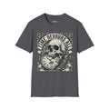 Time Devours All Skull T-Shirt – Vintage Gothic Skull & Pocket Watch Tee