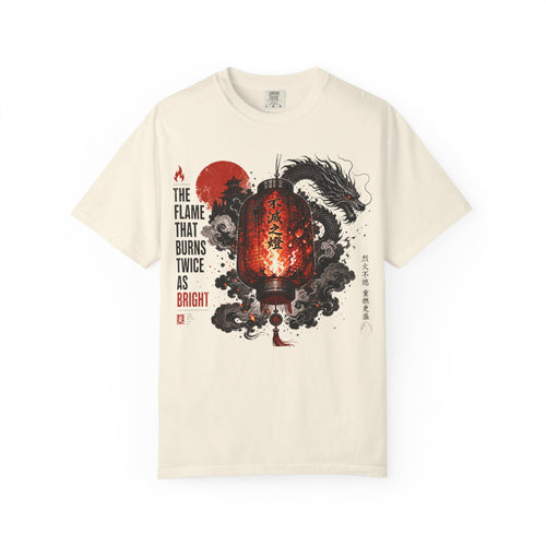 Dragon Lantern T-Shirt — “The Flame That Burns Twice As Bright”