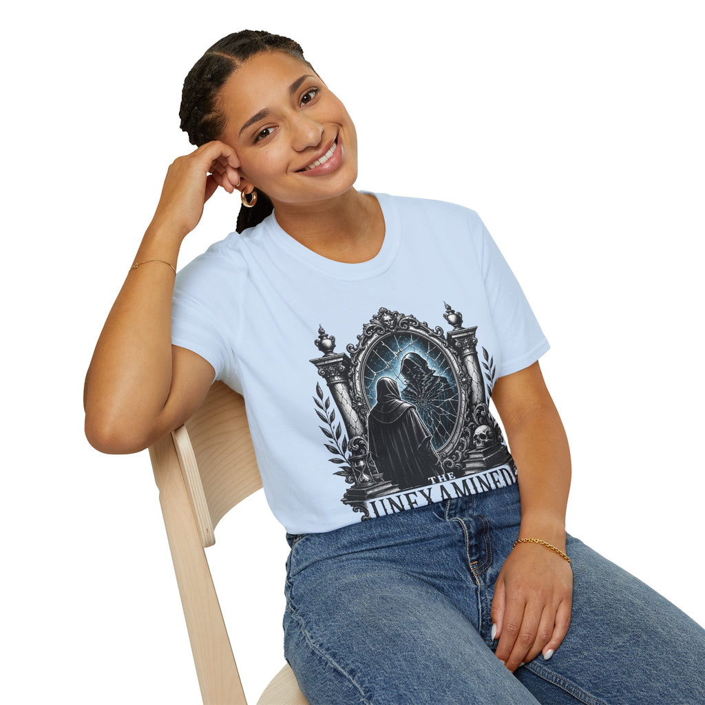 The Unexamined Life T-Shirt — Philosophical Mirror Graphic Tee