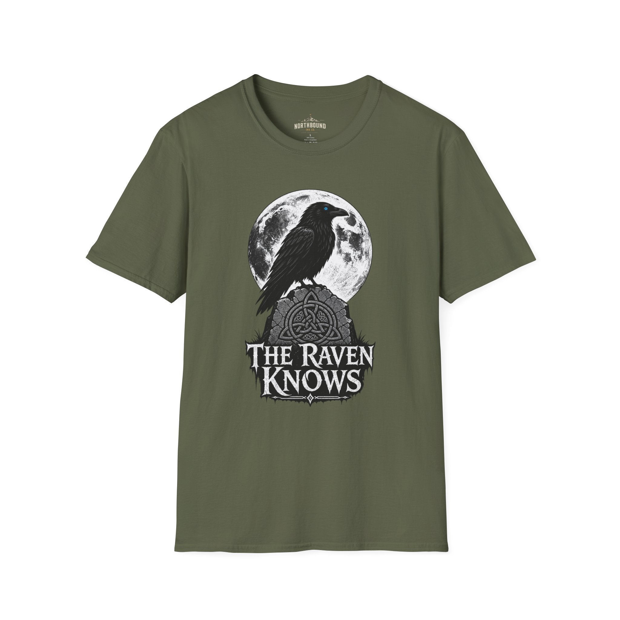The Raven Knows T-Shirt — Gothic Moon Raven Tee