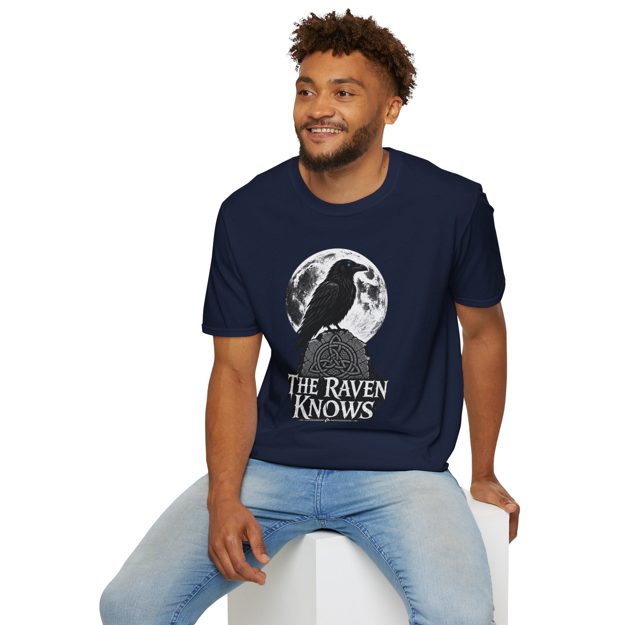The Raven Knows T-Shirt — Gothic Moon Raven Tee