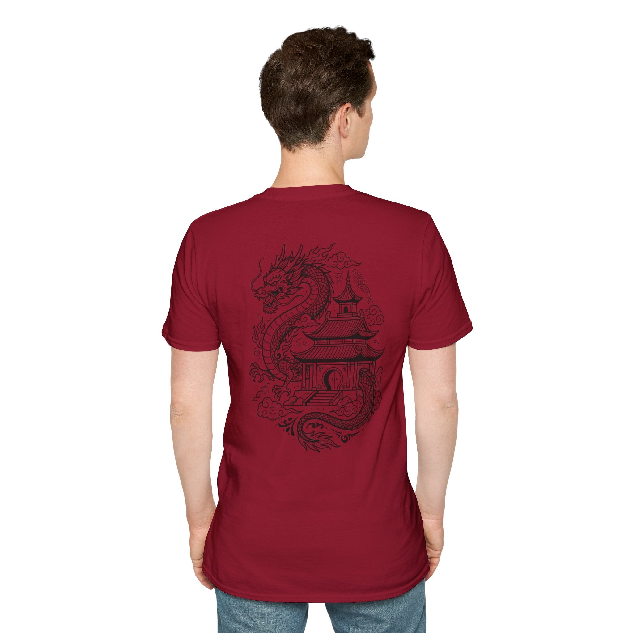 Dragon Temple T-Shirt — Asian Dragon Graphic Tee