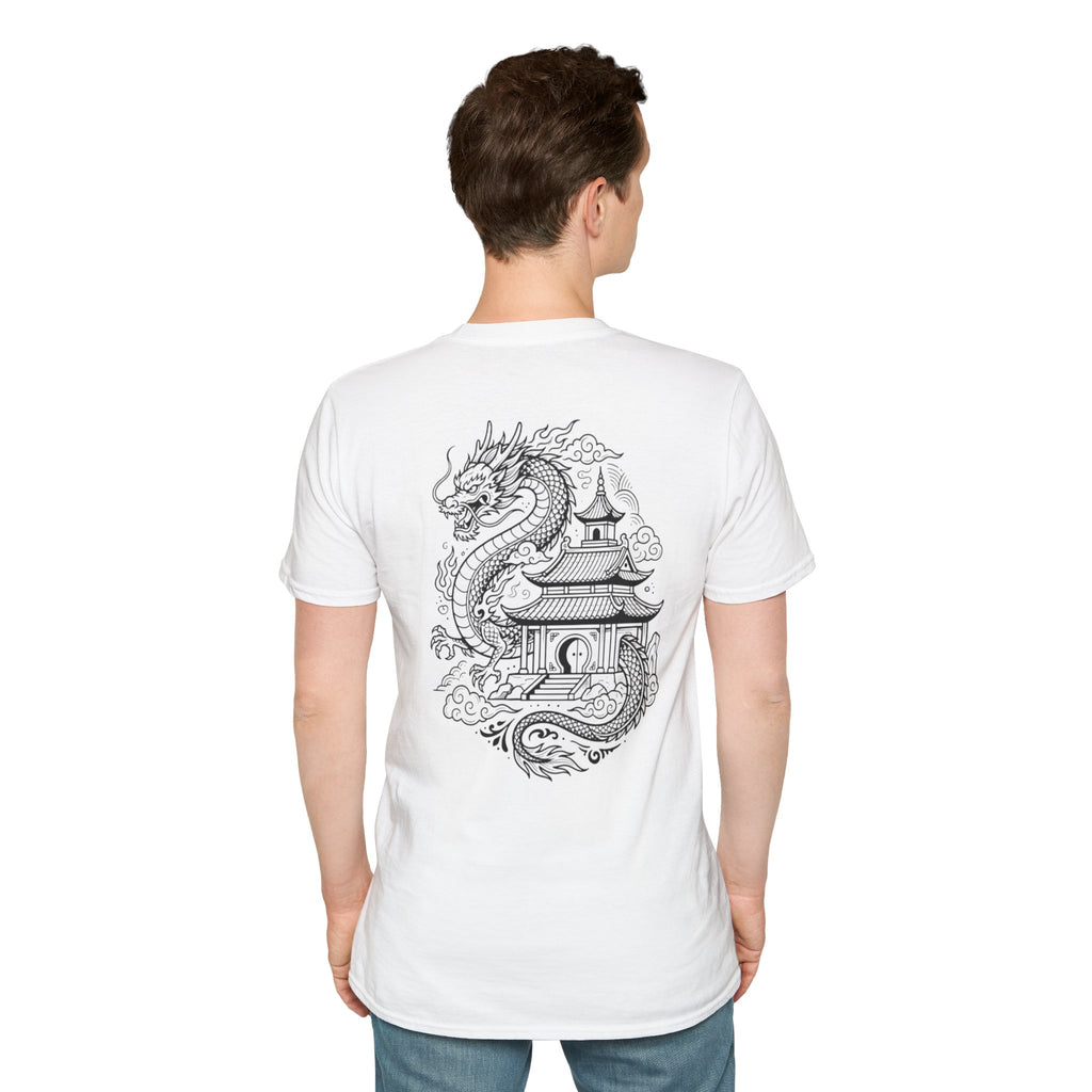 Dragon Temple T-Shirt — Asian Dragon Graphic Tee