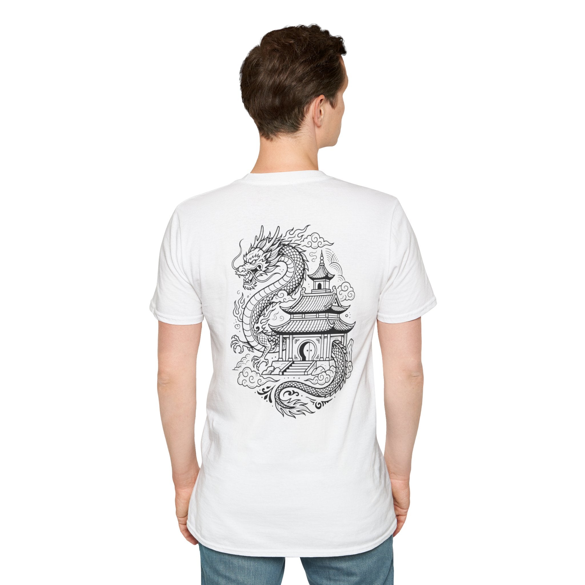 Dragon Temple T-Shirt — Asian Dragon Graphic Tee