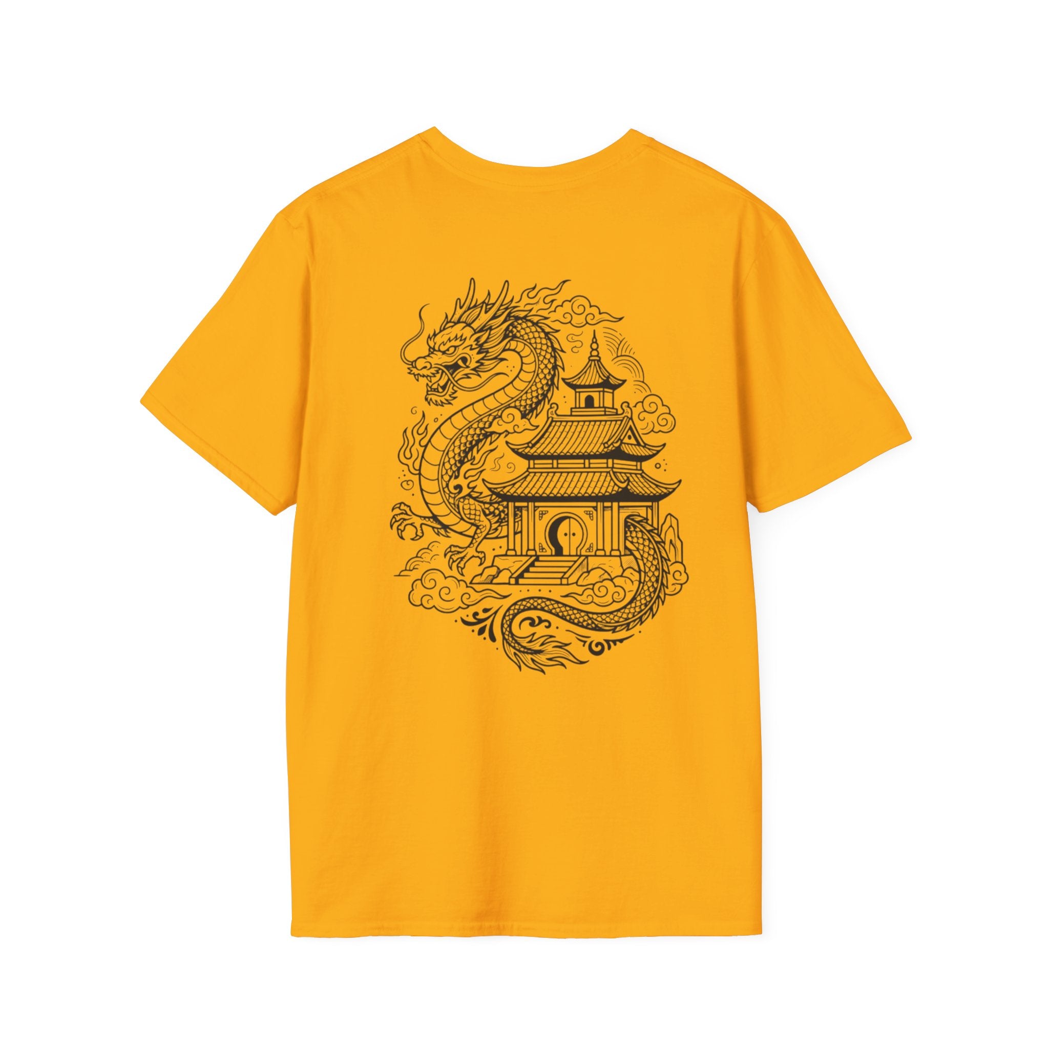 Dragon Temple T-Shirt — Asian Dragon Graphic Tee