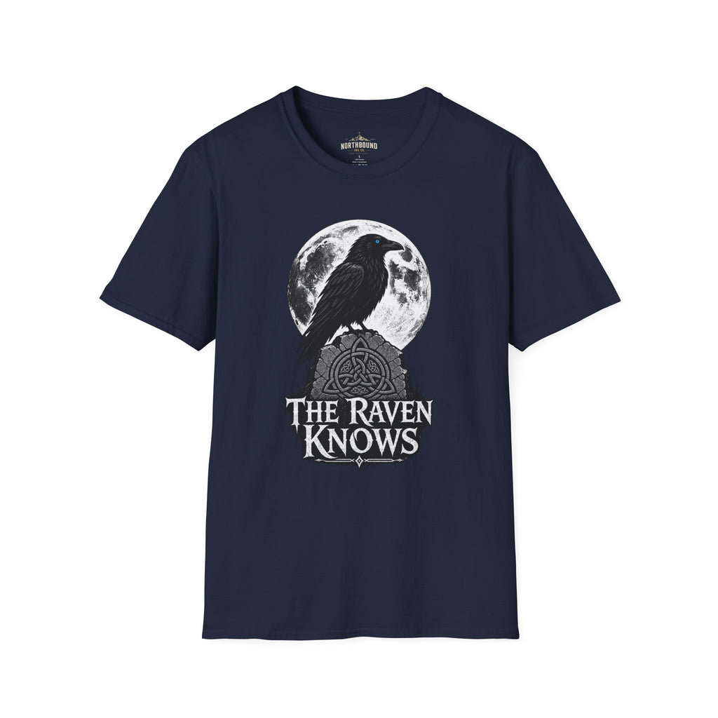 The Raven Knows T-Shirt — Gothic Moon Raven Tee