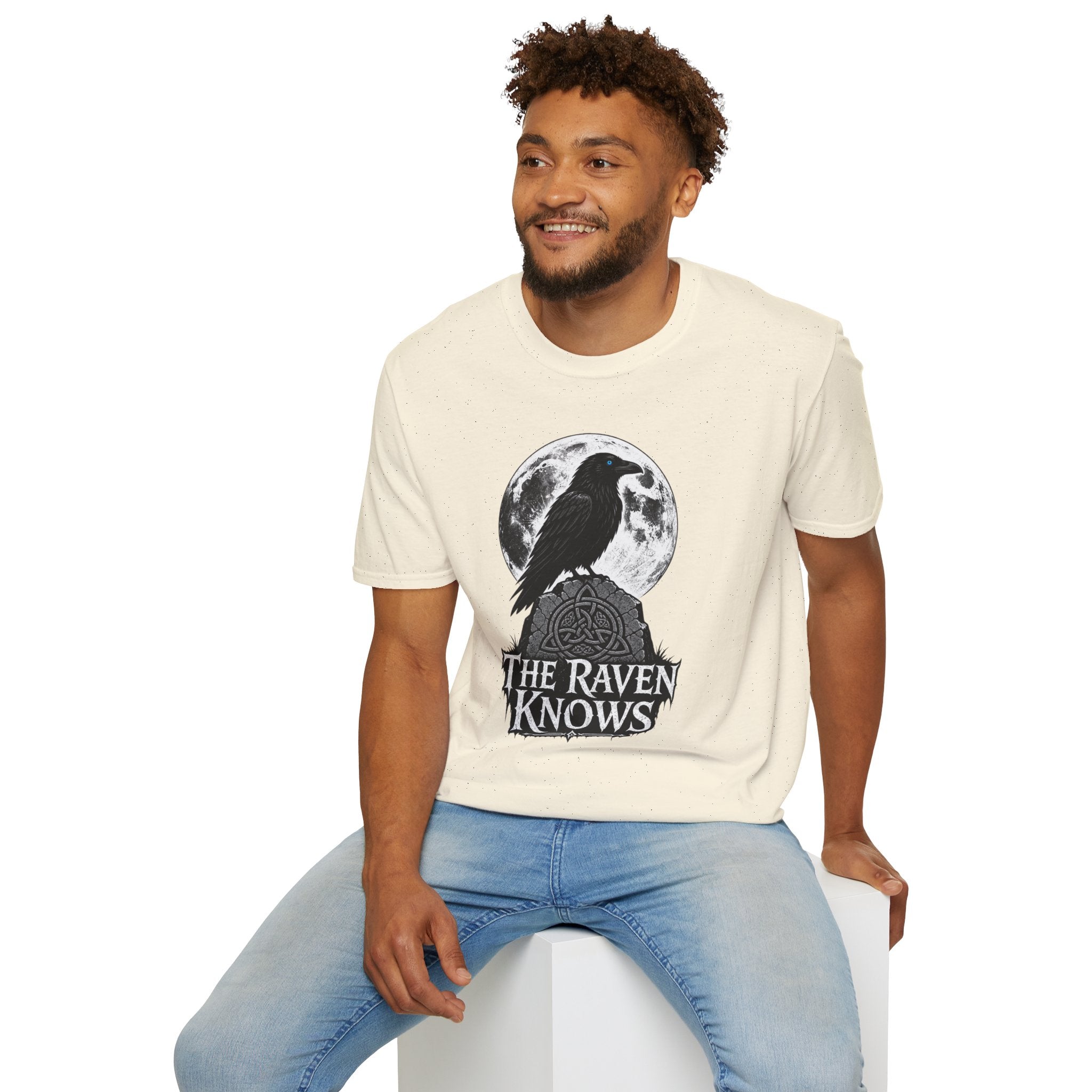 The Raven Knows T-Shirt — Gothic Moon Raven Tee
