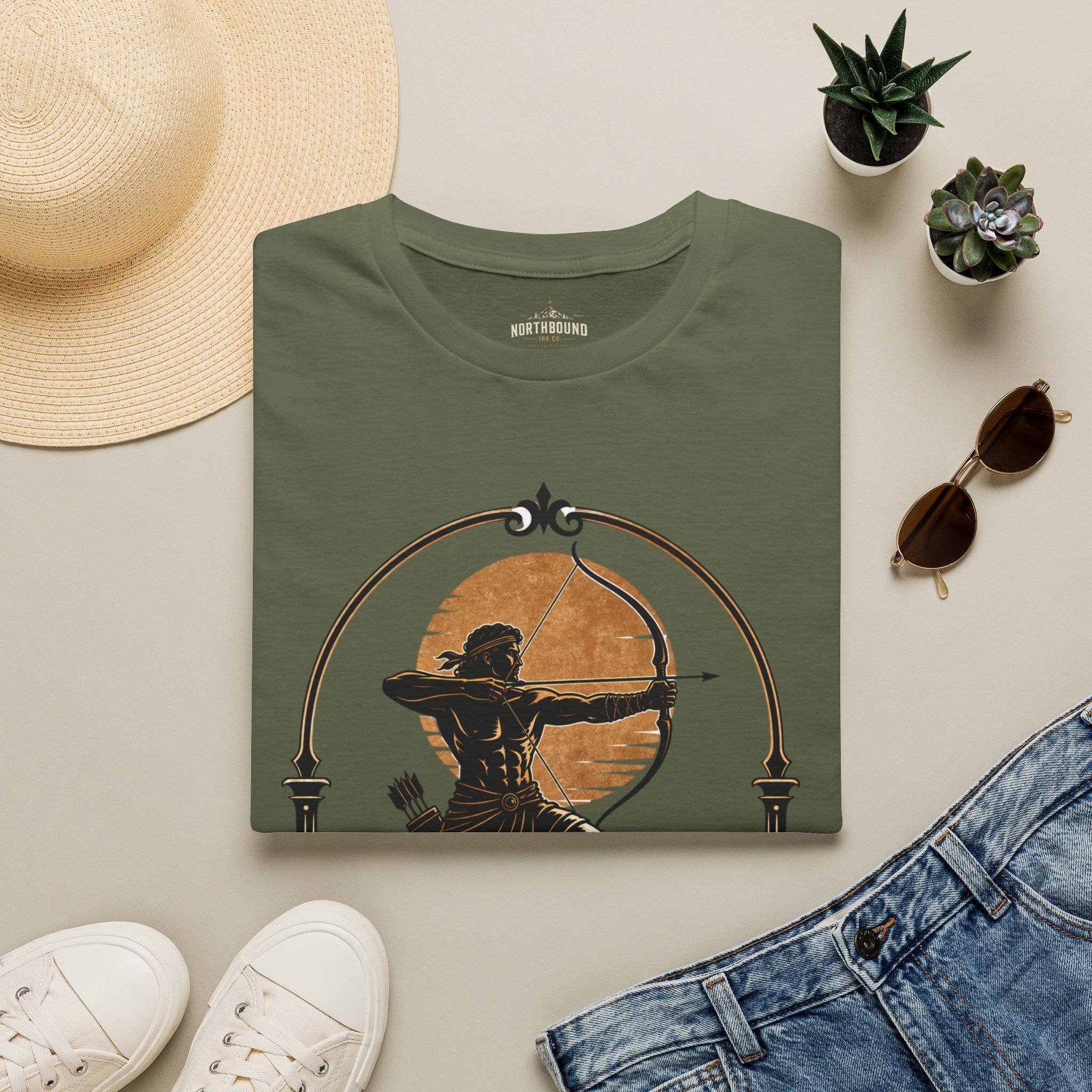 Archer Strength T‑Shirt — 'Strength Through Struggle' Graphic Tee
