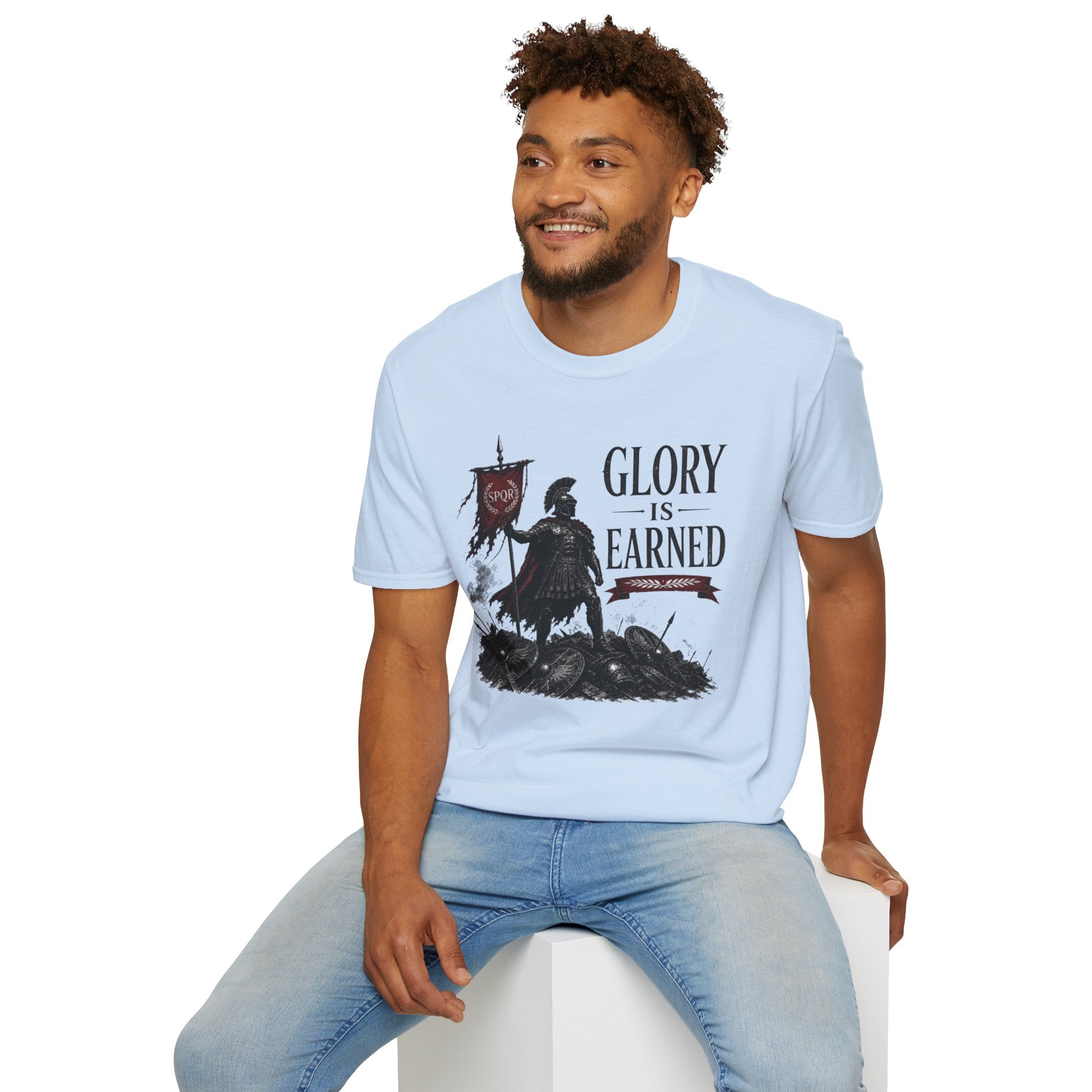 Glory Is Earned Spartan Warrior T-Shirt