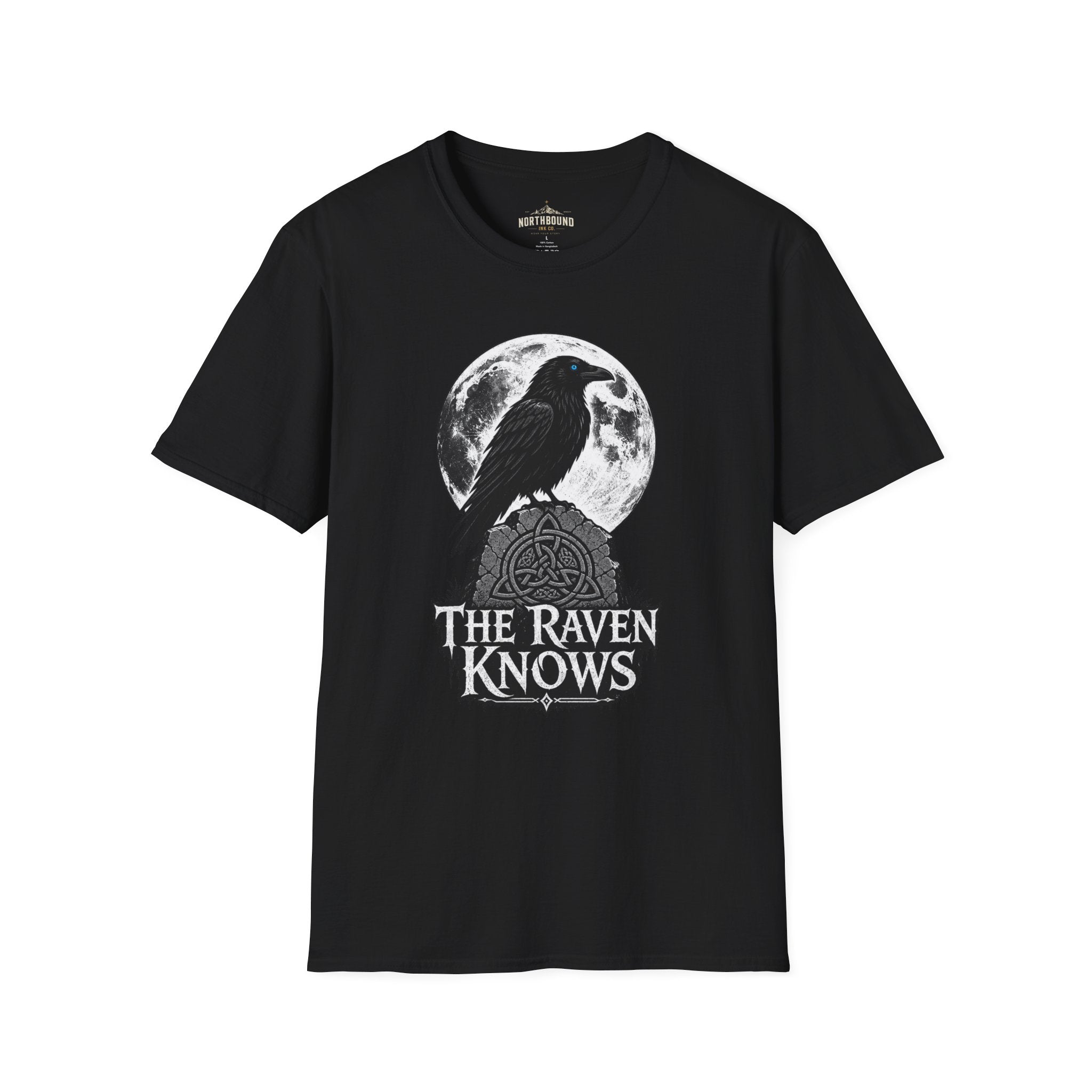 The Raven Knows T-Shirt — Gothic Moon Raven Tee