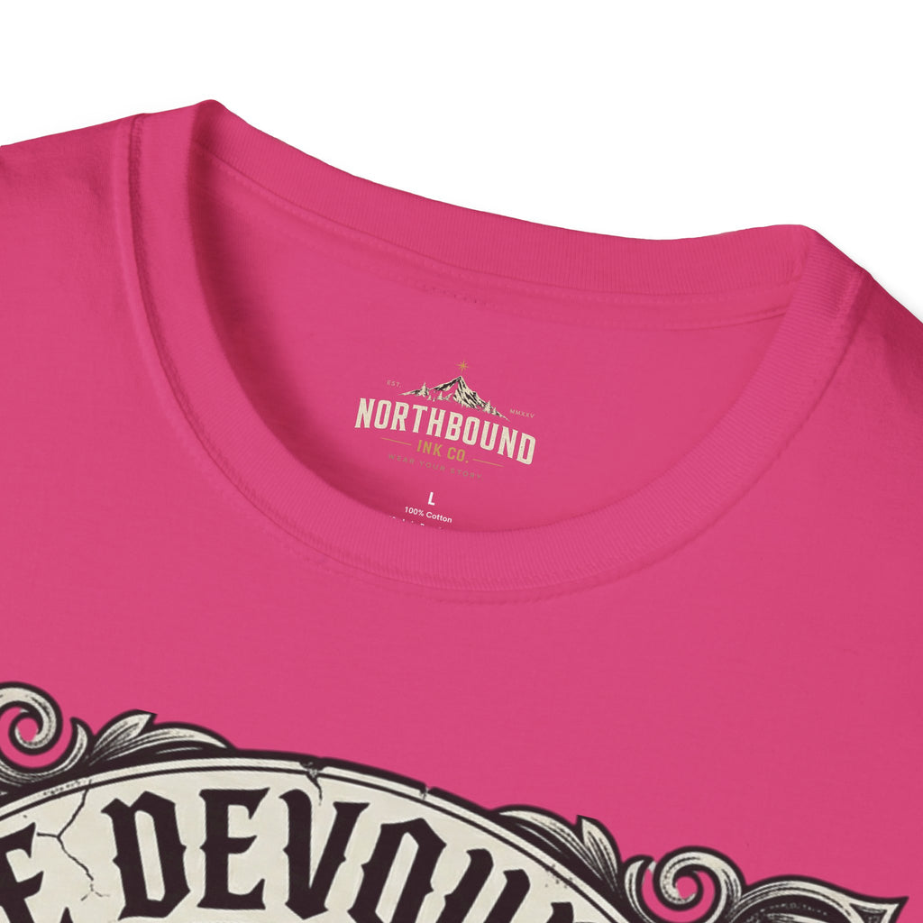 Time Devours All Skull T-Shirt – Vintage Gothic Skull & Pocket Watch Tee
