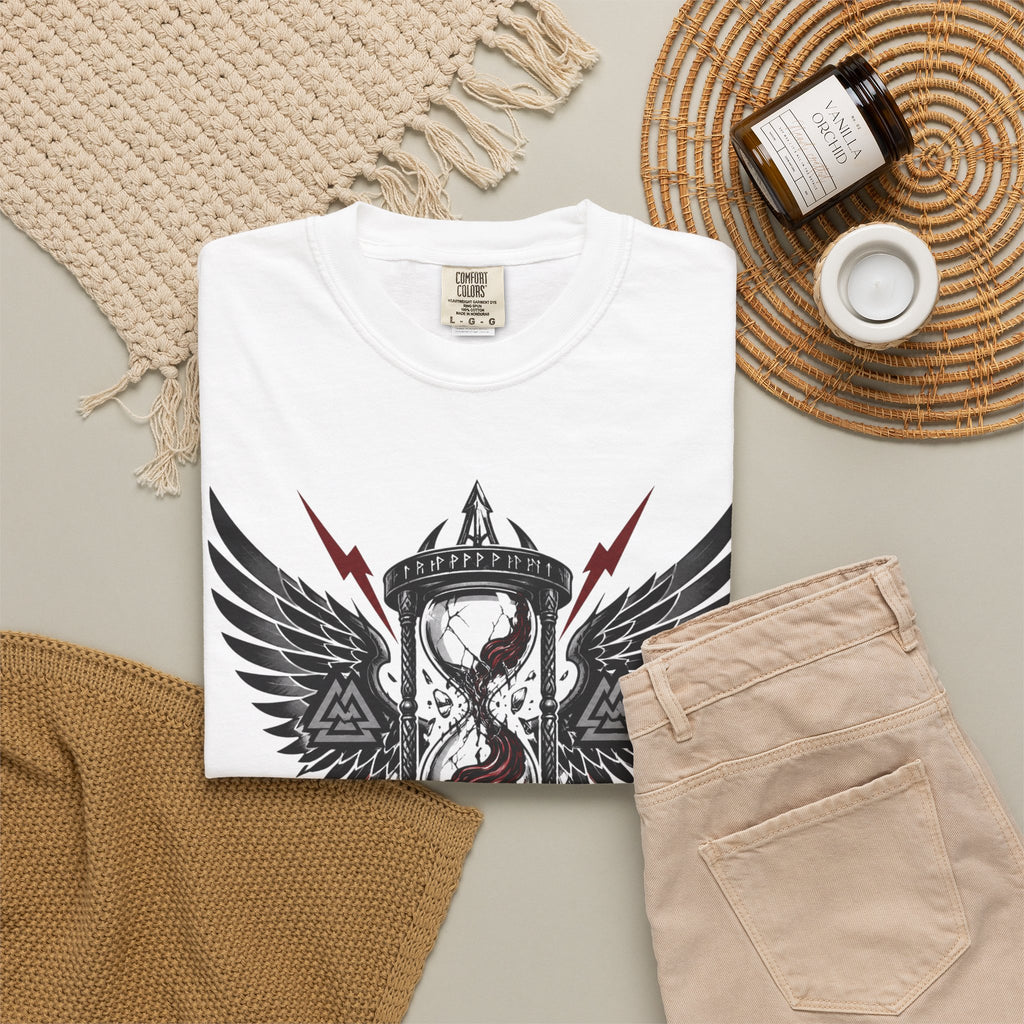 Fear Not Death Hourglass Graphic T-Shirt