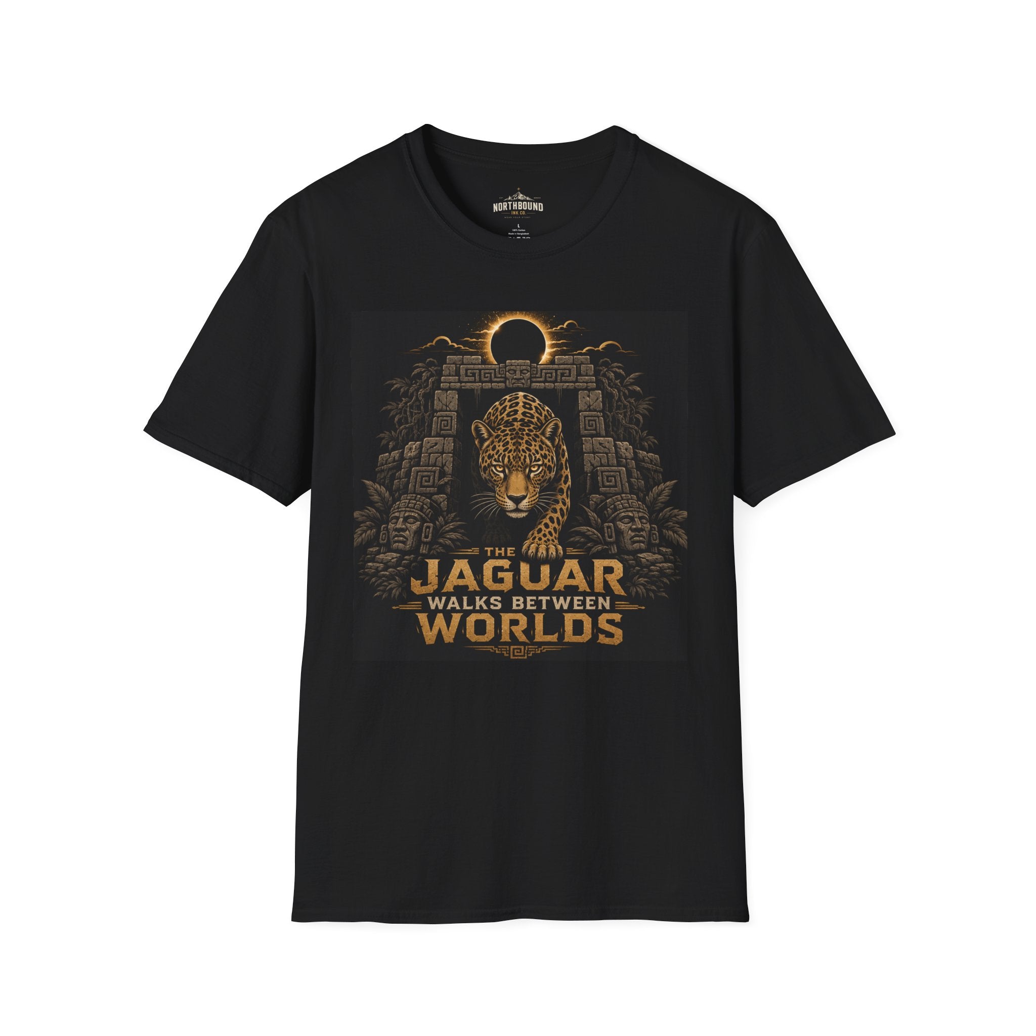 Jaguar Walks Between Worlds T-Shirt