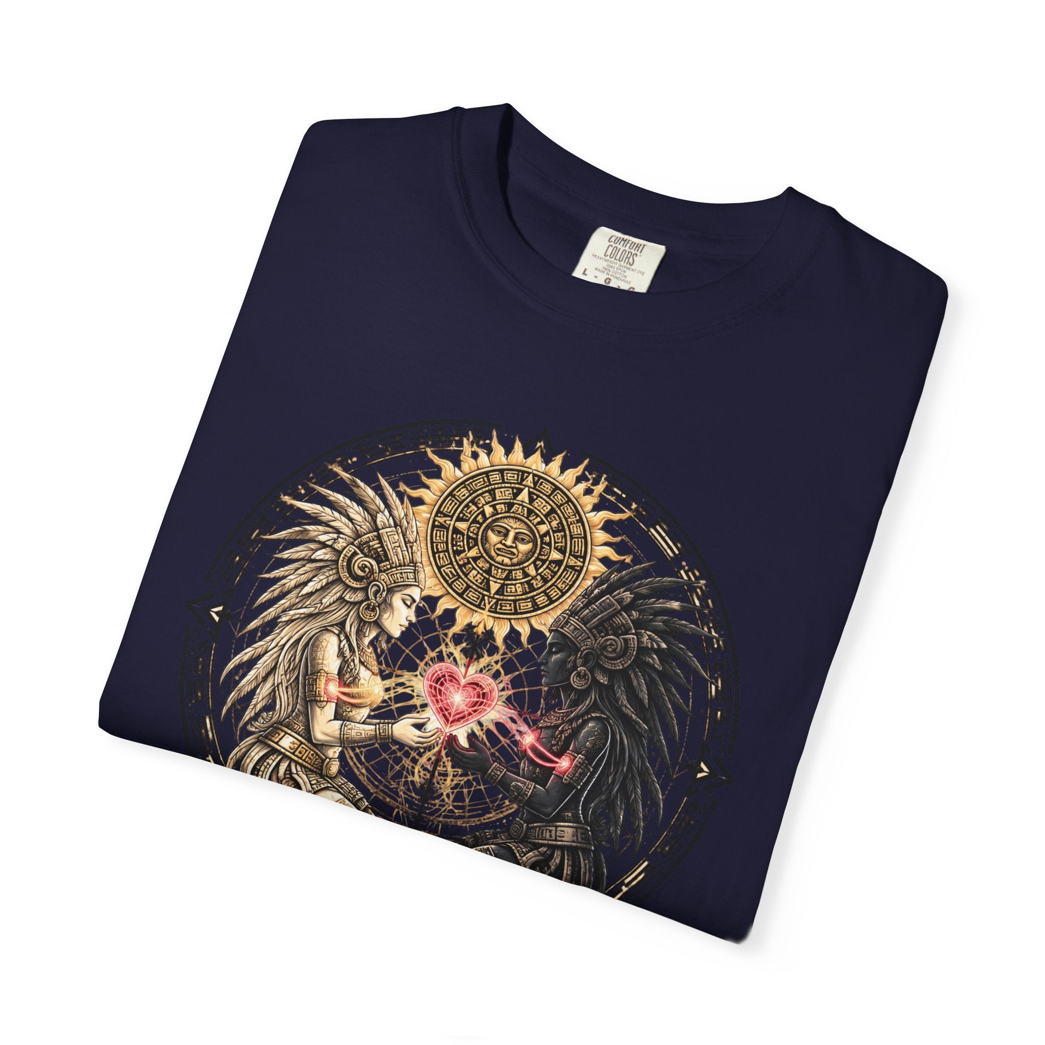 Angel & Demon Heart T-Shirt — Yin Yang Winged Lovers Graphic Tee