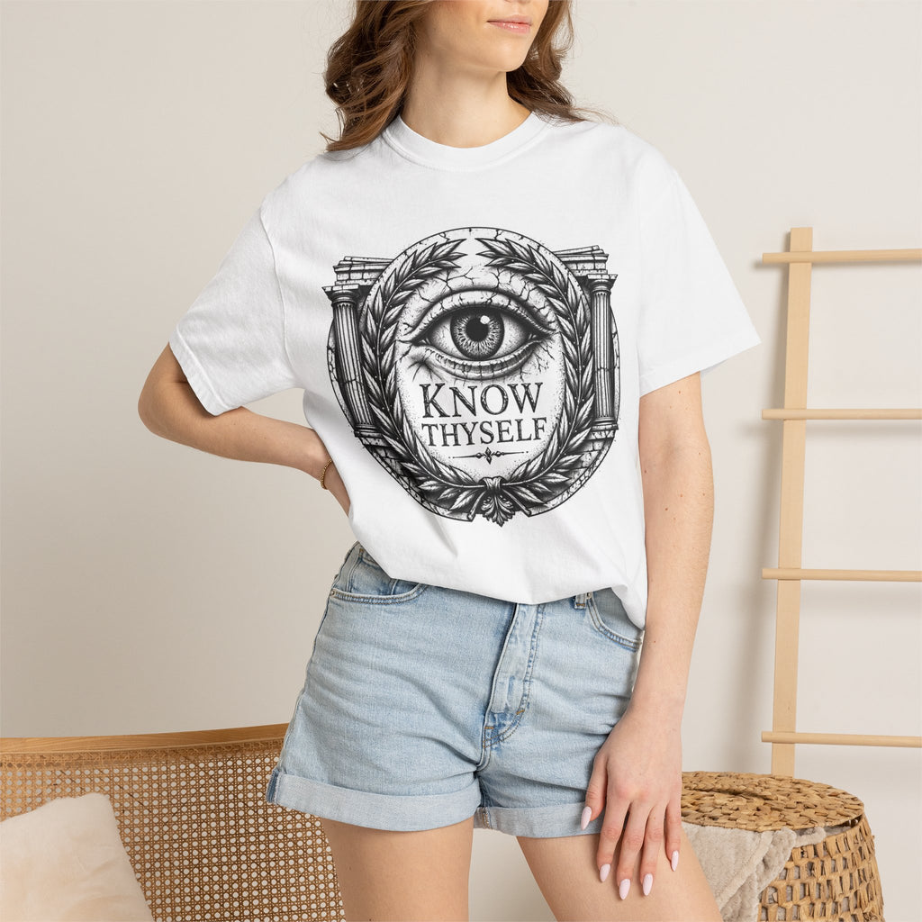 Know Thyself Eye T-Shirt — Vintage Masonic All-Seeing Eye Graphic Tee