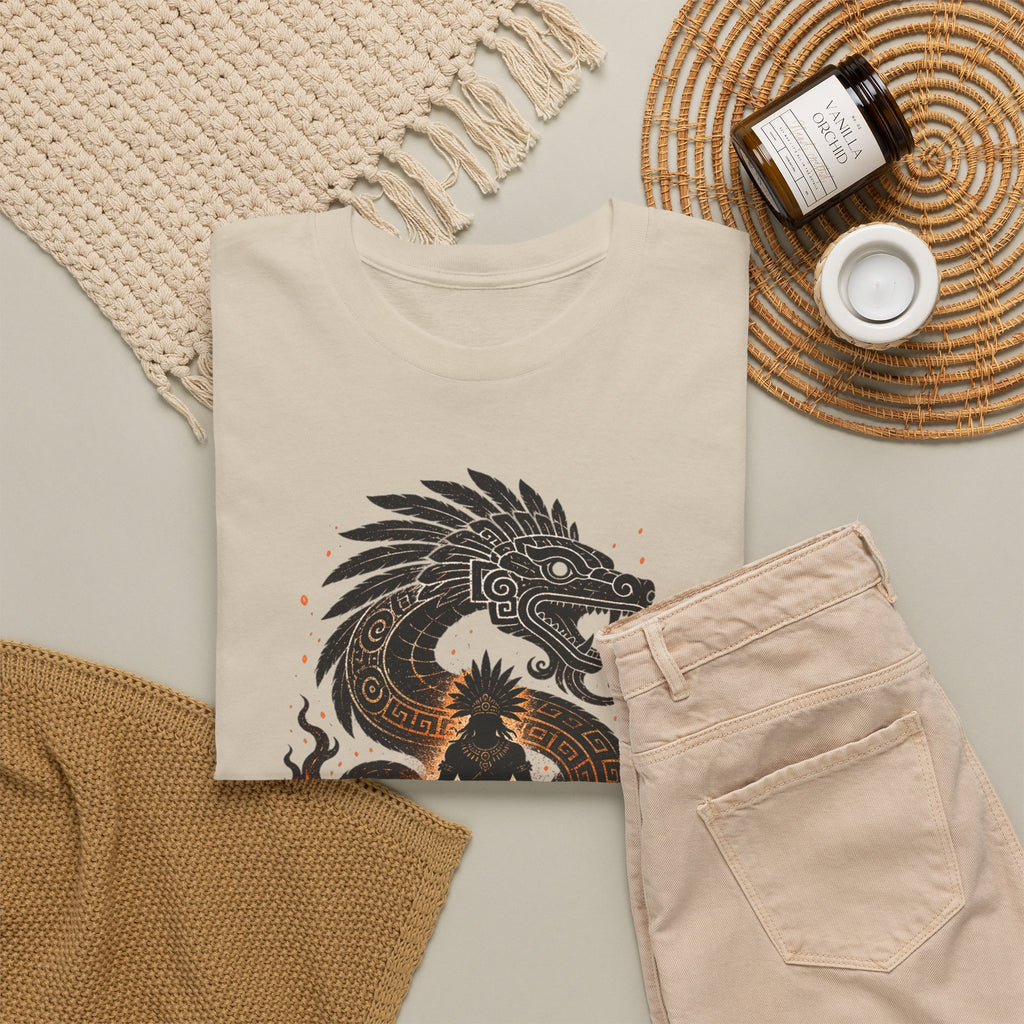 Walk Through the Fire Dragon T-Shirt — Inspirational Flame Graphic Tee