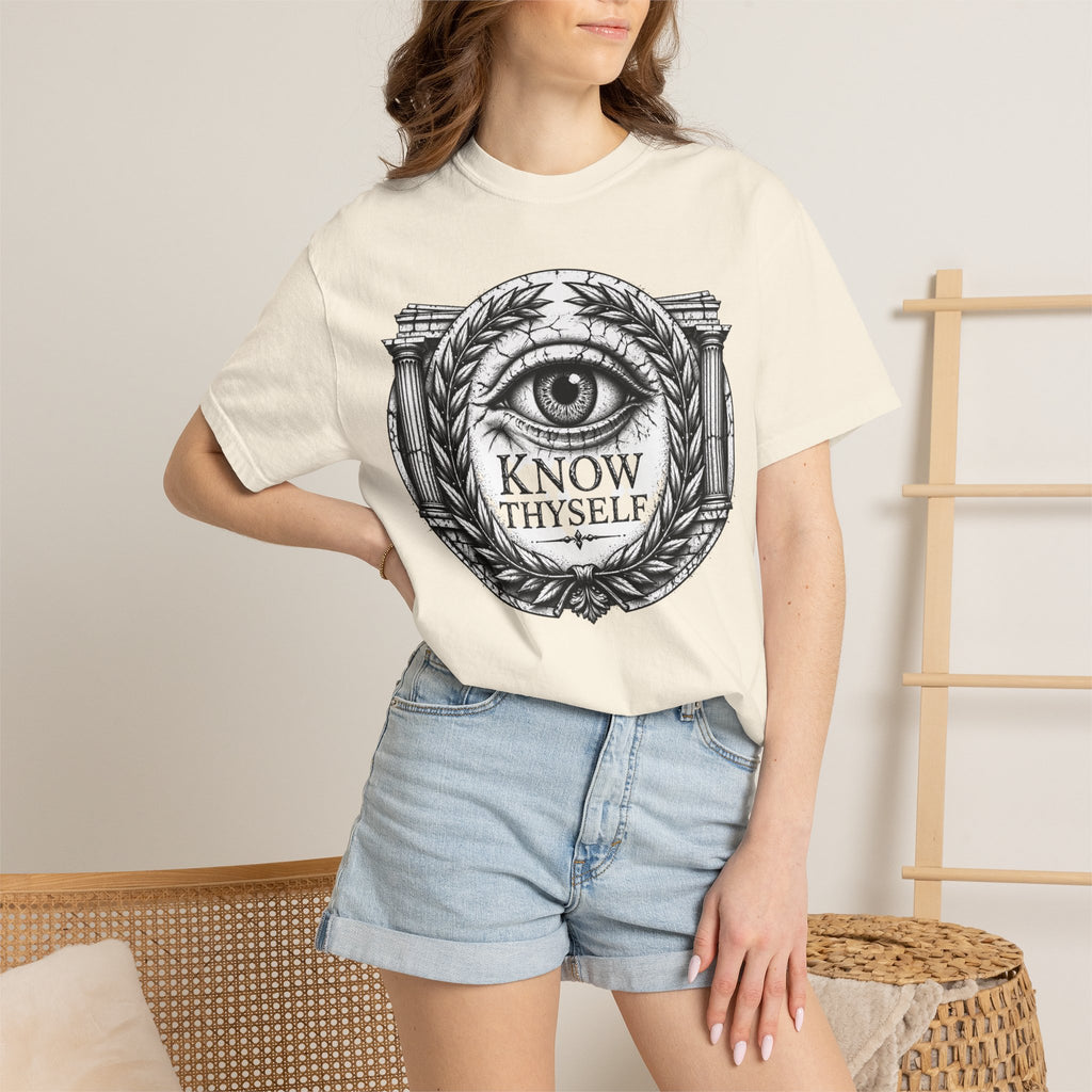 Know Thyself Eye T-Shirt — Vintage Masonic All-Seeing Eye Graphic Tee