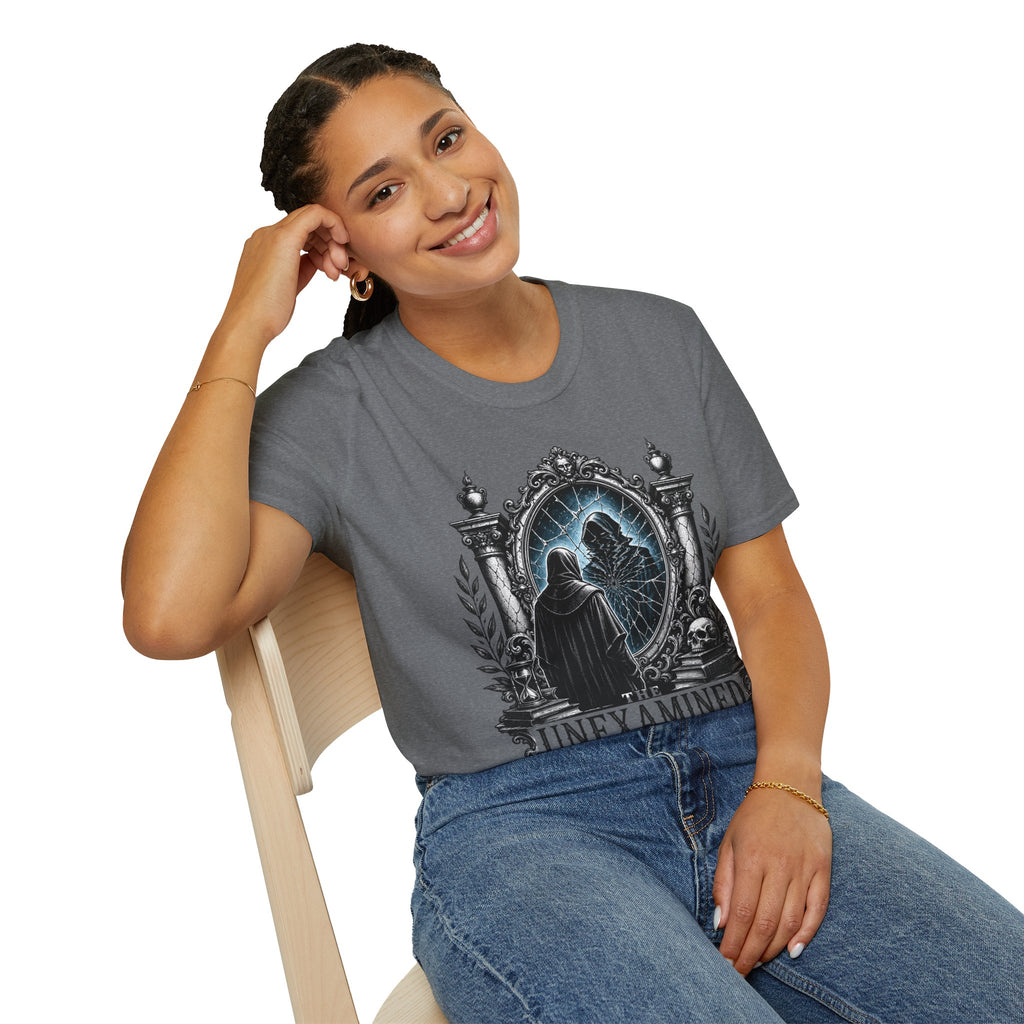 The Unexamined Life T-Shirt — Philosophical Mirror Graphic Tee
