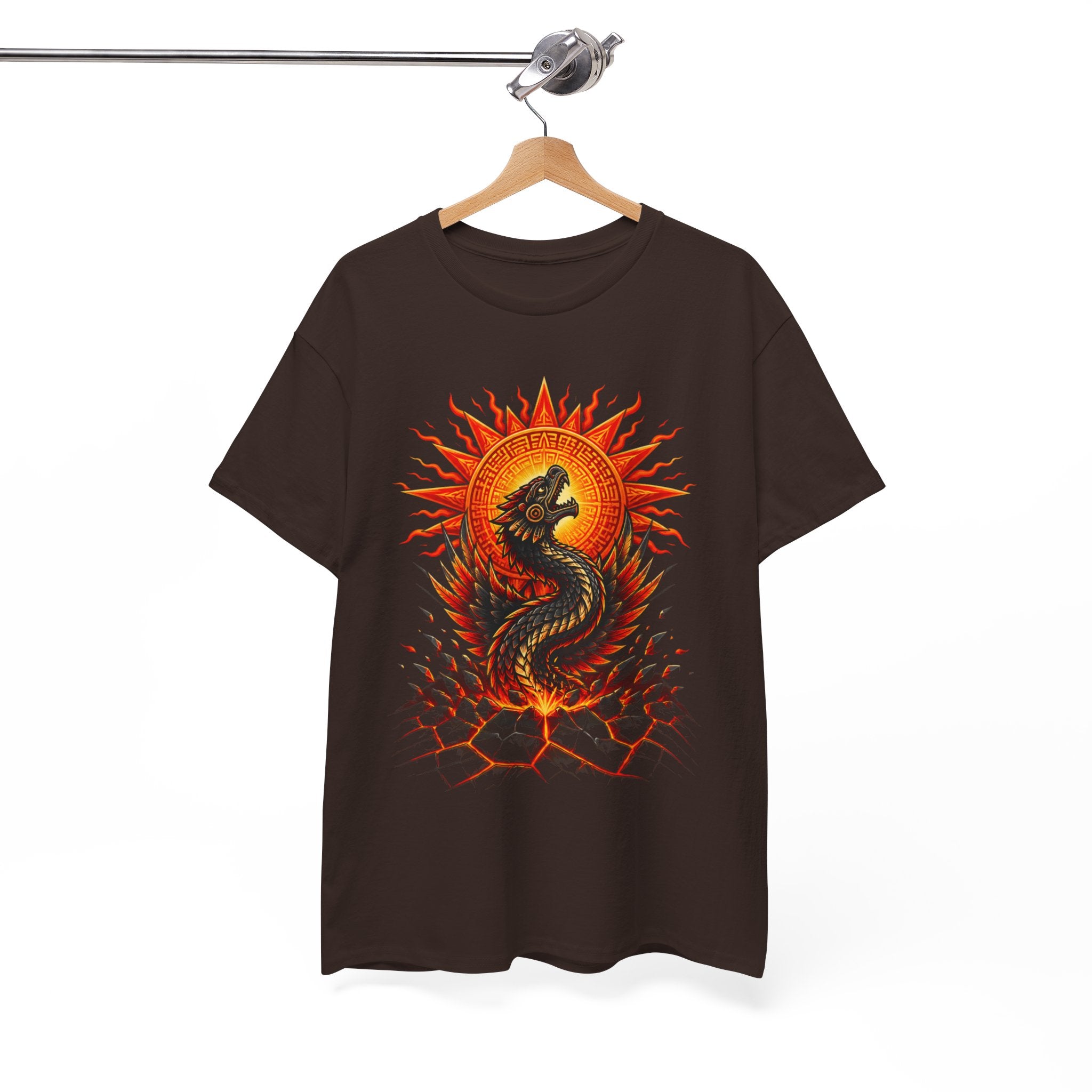 Dragon Sun Tee — Fiery Oriental Dragon Graphic T-Shirt