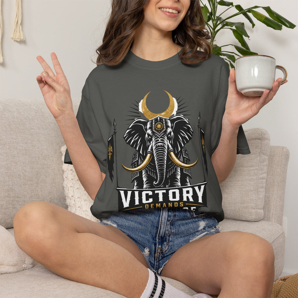 Victory & Sacrifice Elephant T-Shirt — Graphic Warrior Tee