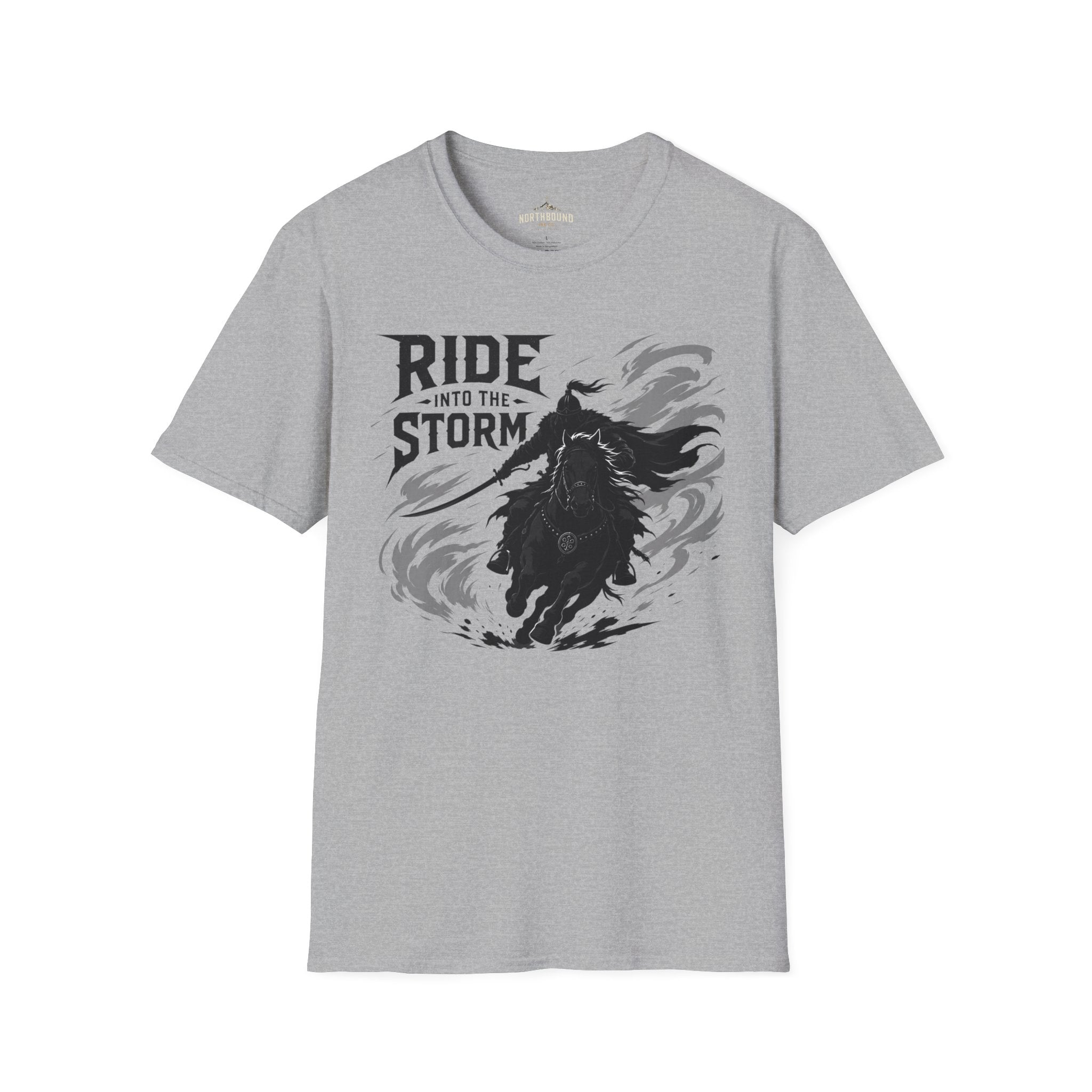 Ride Into The Storm T-Shirt — Dark Rider Graphic Tee