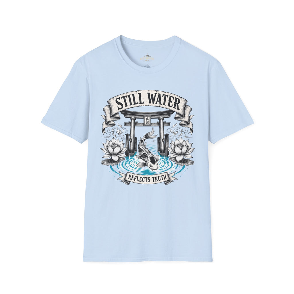 Still Water T-Shirt — Tranquil Koi & Torii Graphic Tee