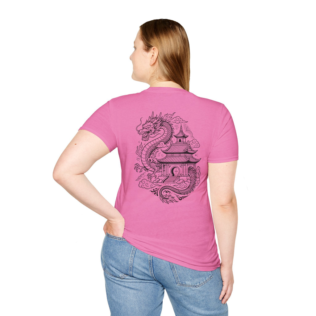 Dragon Temple T-Shirt — Asian Dragon Graphic Tee