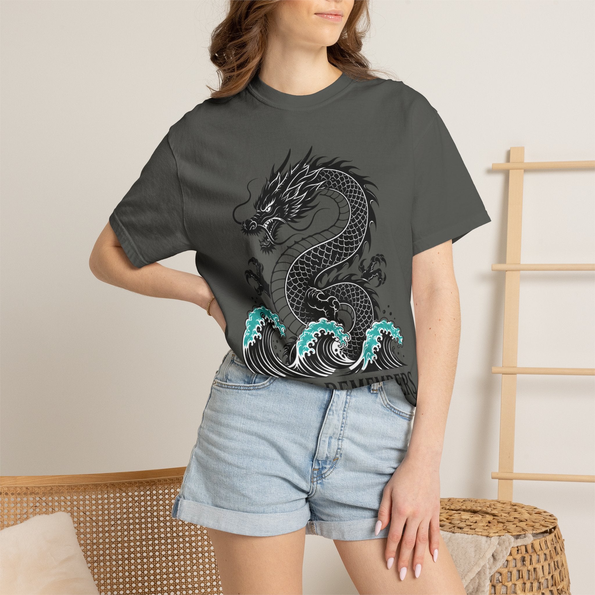 Dragon Wave T‑Shirt — "The Sea Remembers" Nautical Graphic Tee