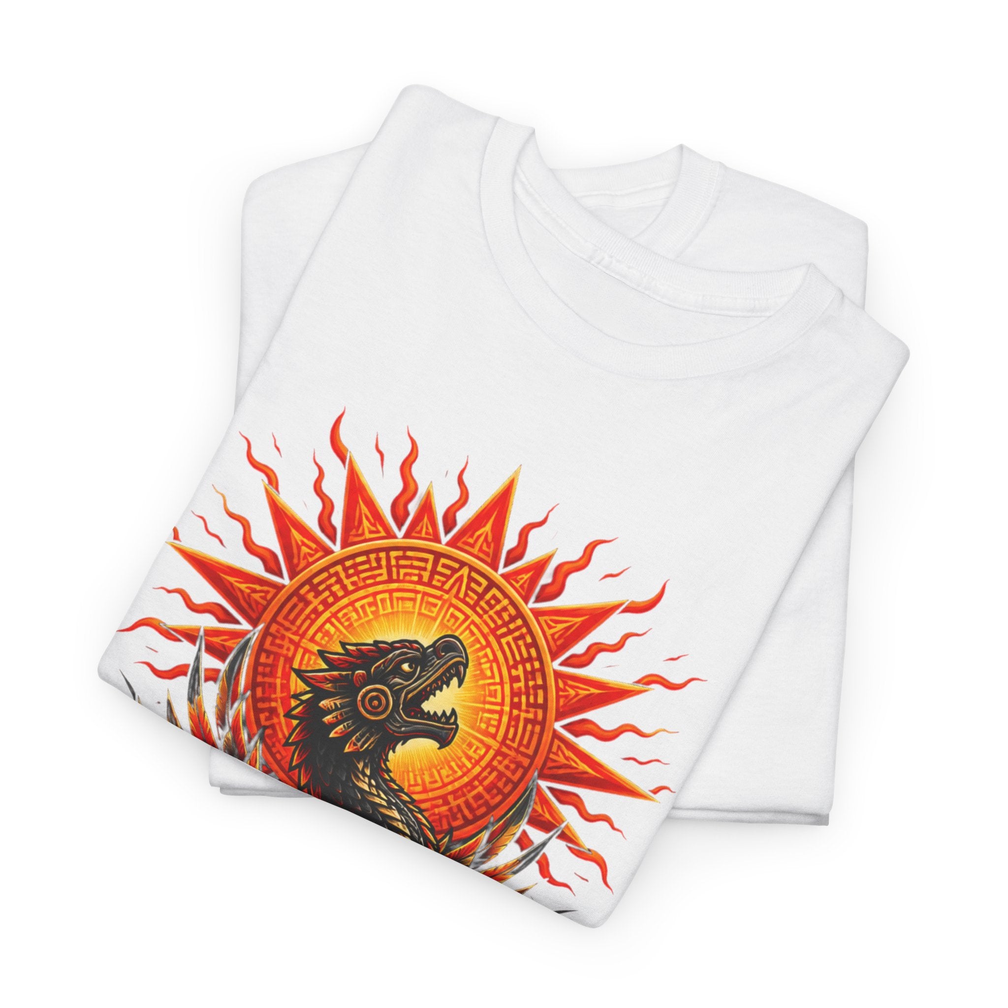 Dragon Sun Tee — Fiery Oriental Dragon Graphic T-Shirt